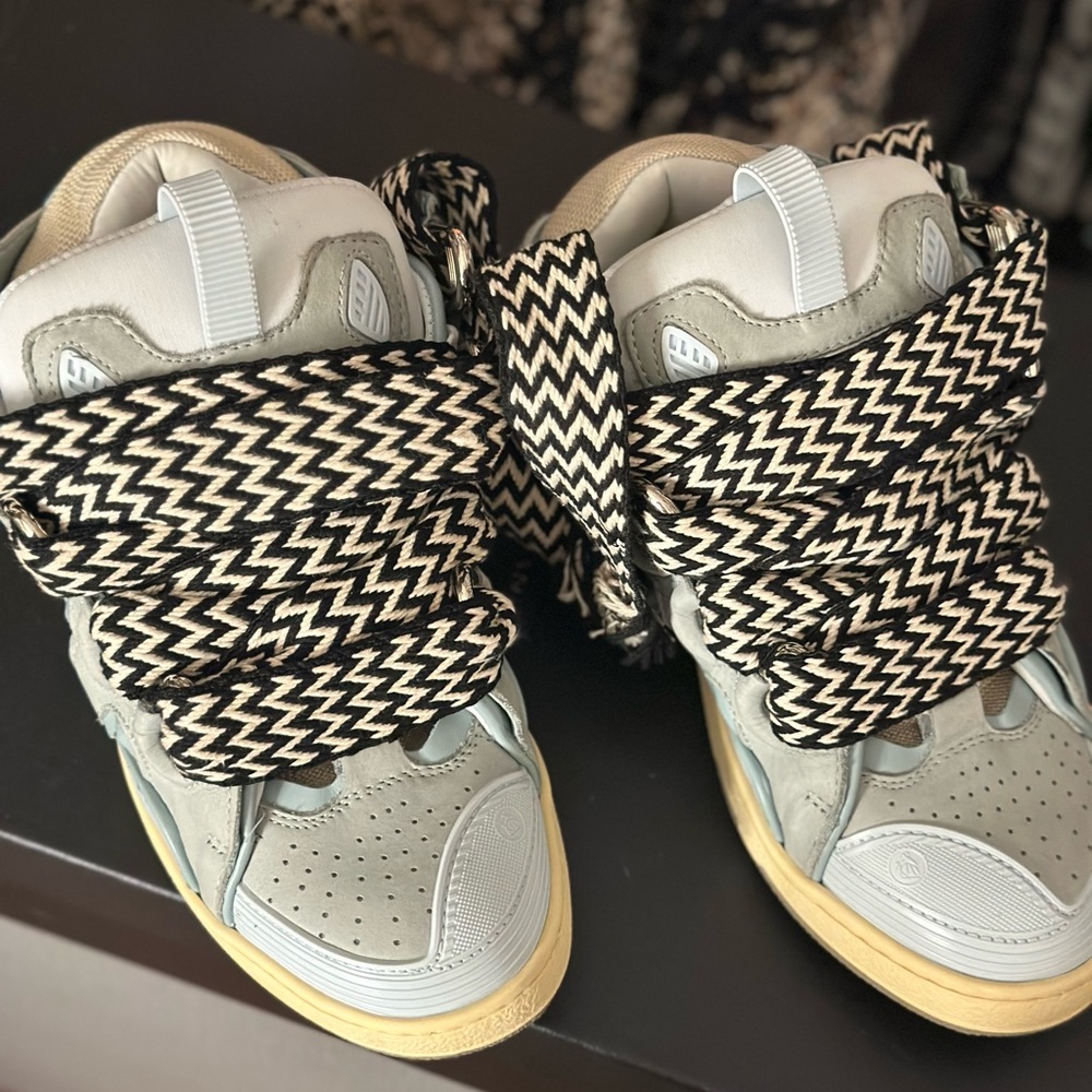 Lanvin leather Curb Sneakers Size EURO 39